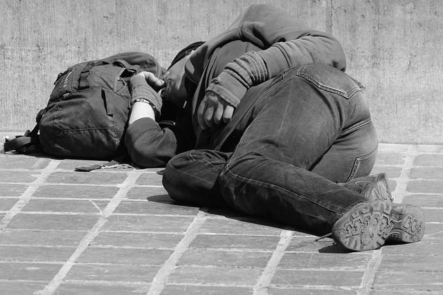 sleeping rough