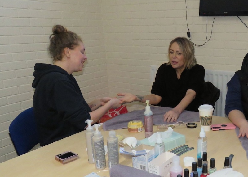 Orchid Women Service's host a variety of pamper sessions like hair cuts and nails.
