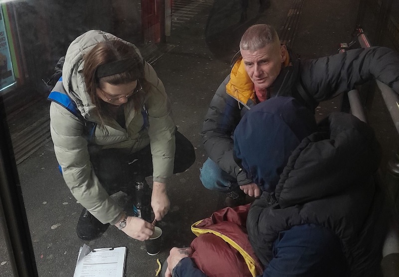 Working from early hours in the morning in order to help those who need it the most.
